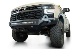 Chevrolet Silverado 1500 ZR2 Bumper - Front - Addictive Desert Designs - Stealth Fighter - Hammer Black - `25-`26